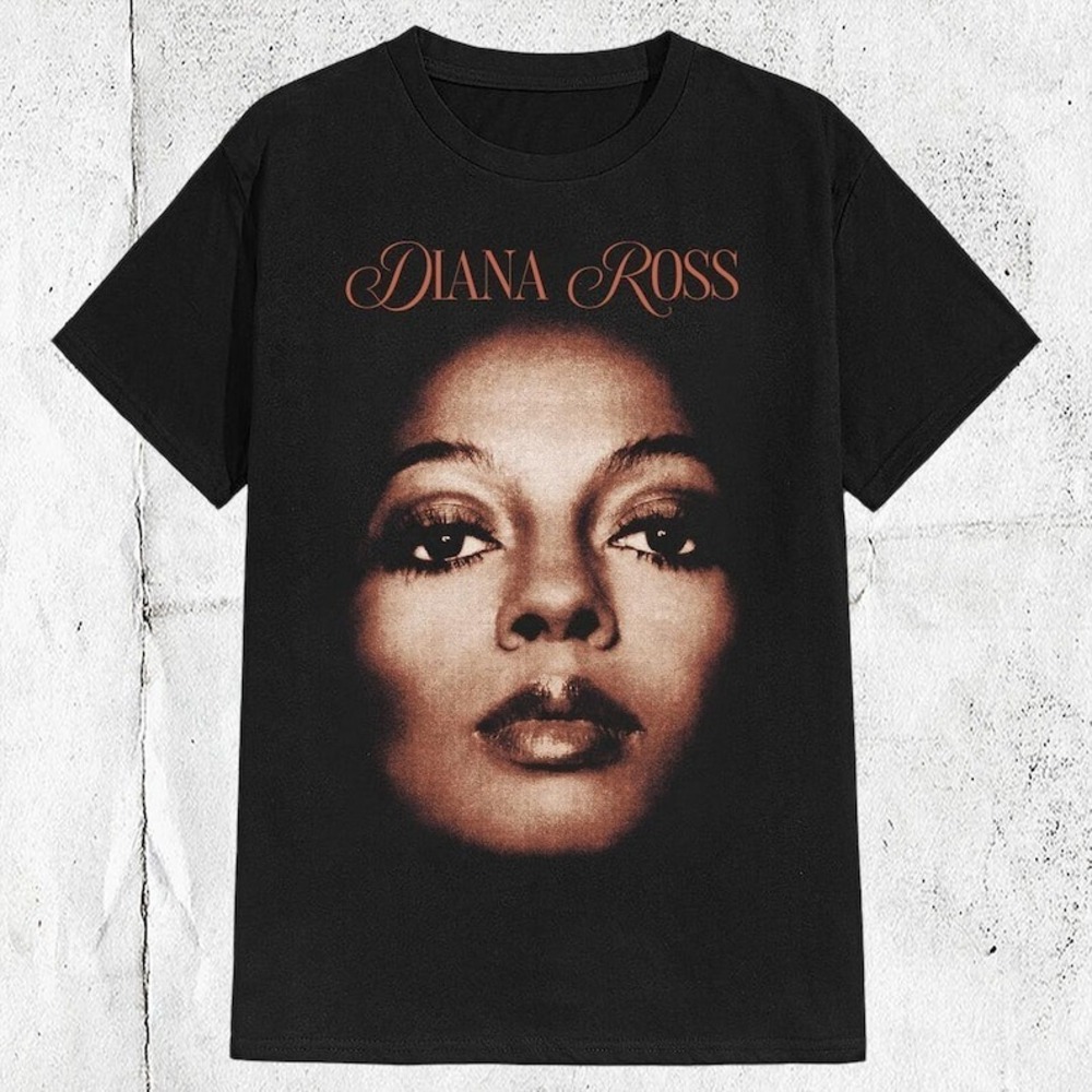 Diana Ross  T Shirt, Classic Soul Diva Graphic Tee